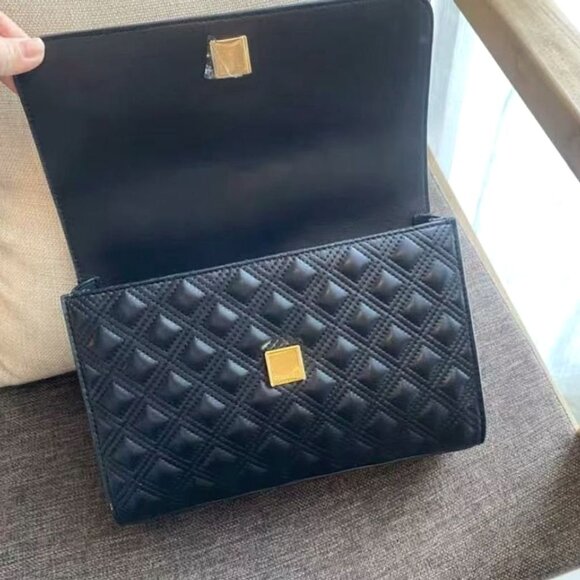 TORY BURCH FLEMING Shoulder Bag Black - Picture 2 of 7